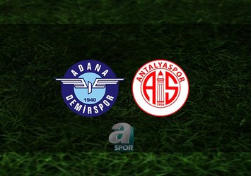 Adana Demirspor - Antalyaspor maçı saat kaçta?
