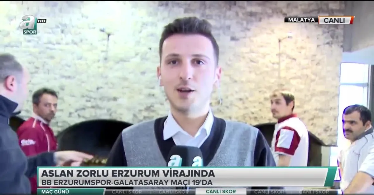 Aslan zorlu Erzurum virajında
