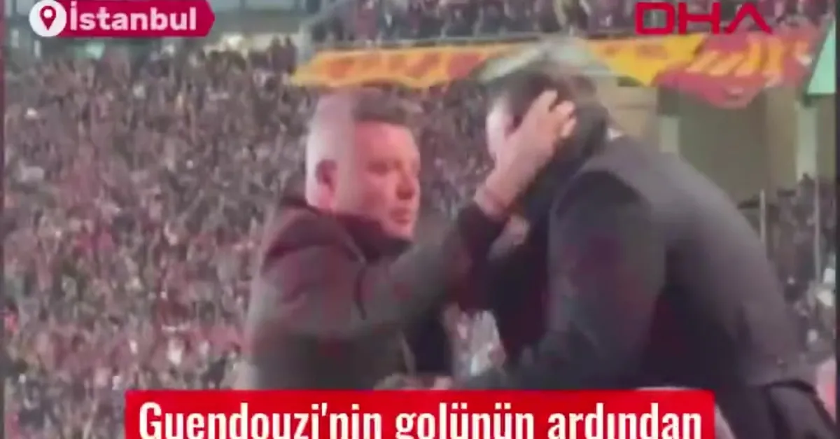 Sadettin Saran Guendouzi'nin golünde büyük sevinç yaşadı!