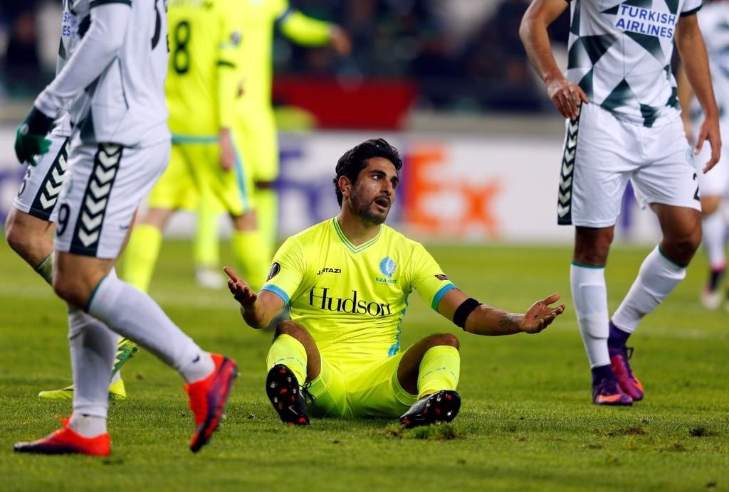 Konyaspor - Gent maçından kareler