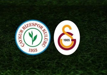 Ç. Rizespor - Galatasaray | CANLI