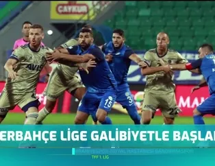 Fenerbahçe lige galibiyetle başladı