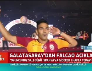 Galatasaray'dan Falcao açıklaması
