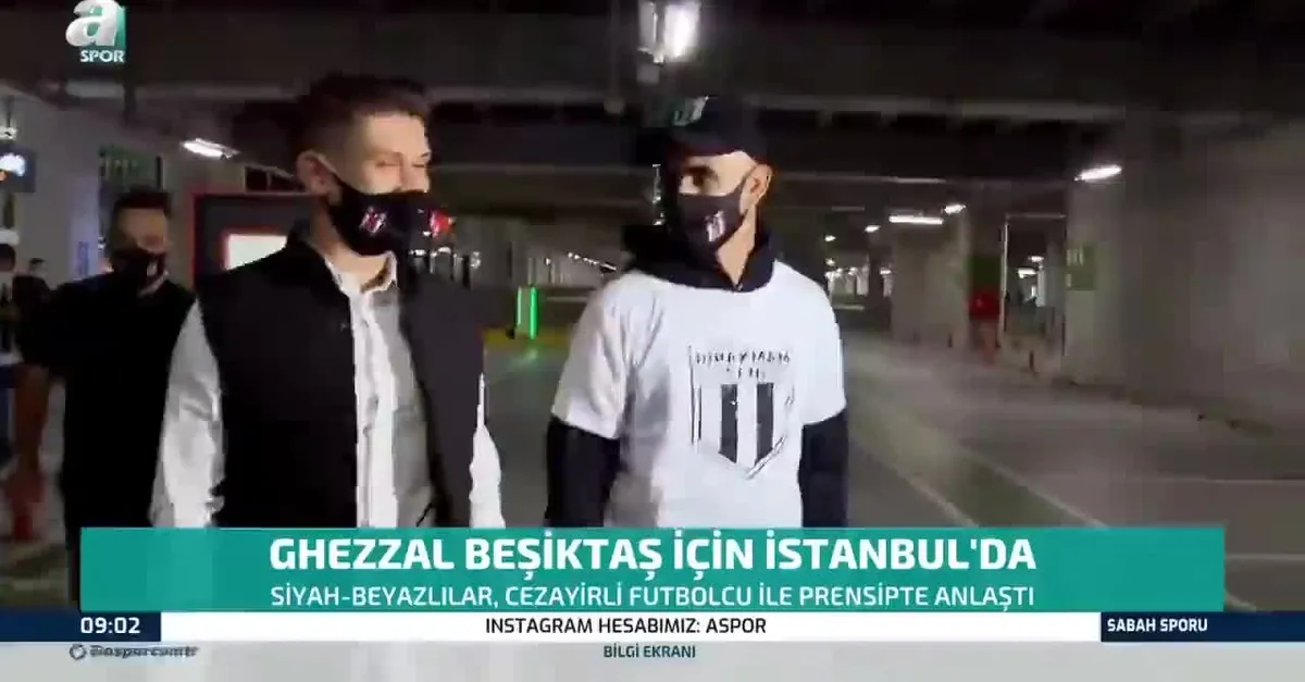 Rachid Ghezzal Beşiktaş için İstanbul'da