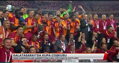 Galatasaray'da kupa coşkusu