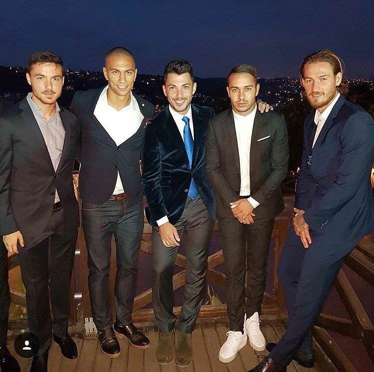 Beşiktaşlı futbolcular düğünde