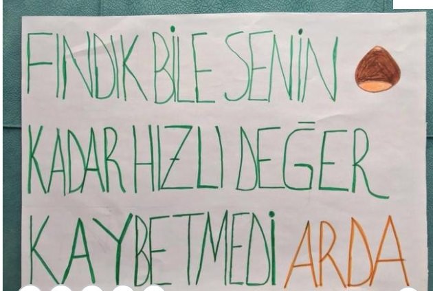 Arda Turan için olay pankart