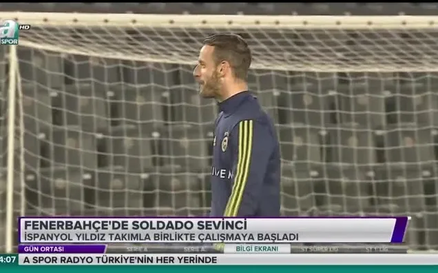 Fenerbahçe'de Soldado sevinci