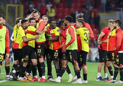 Göztepe evinde şov yaptı!