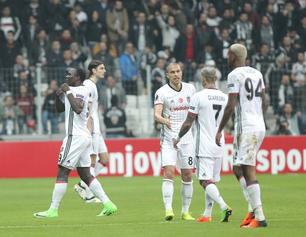 Beşiktaş - Hapoel Beer Sheva maçından kareler