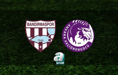 Bandırmaspor-Ankara Keçiörengücü maçı şifresiz izle | Bandırmaspor-Emre Gökdemir İnşaat Ankara Keçiörengücü maçı ne zaman, saat kaçta ve hangi kanalda yayınlanacak?