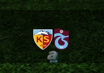 Kayserispor - Trabzonspor maçı hangi kanalda?