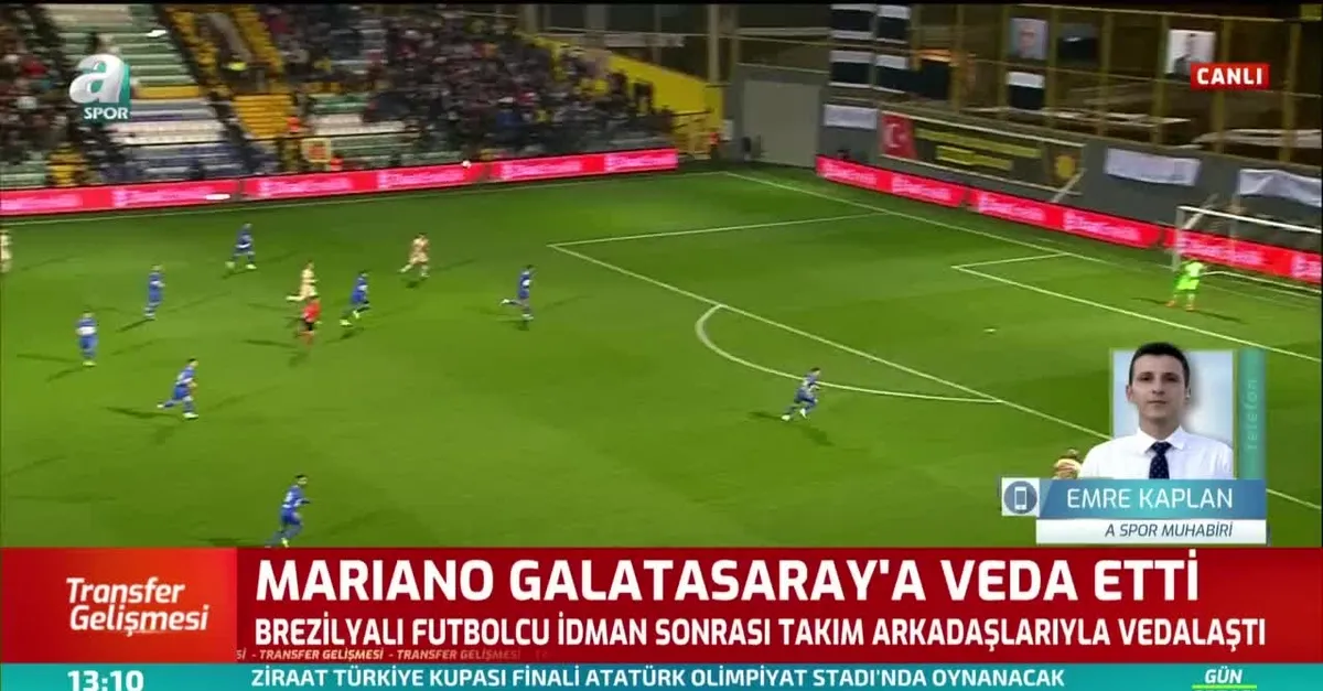Mariano Galatasaray'a veda etti