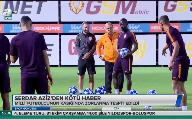 Serdar Aziz'den kötü haber