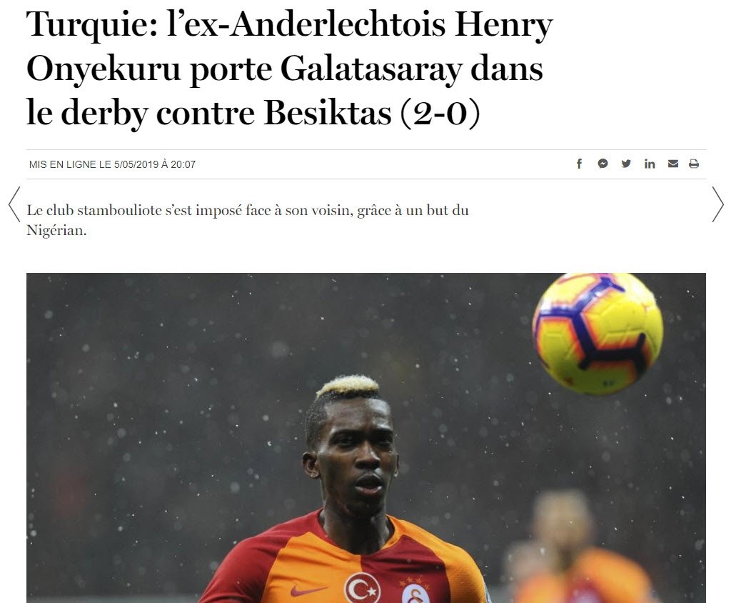 Dış basında gündem Onyekuru