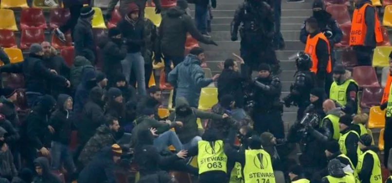 Astra Giurgiu - Roma maçında olay çıktı