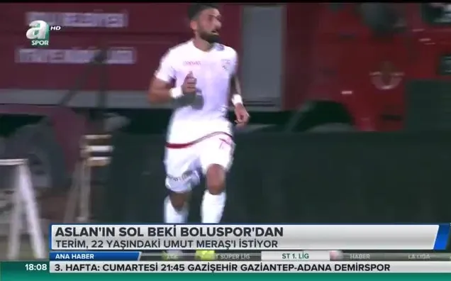 Aslan'ın sol beki Boluspor'dan
