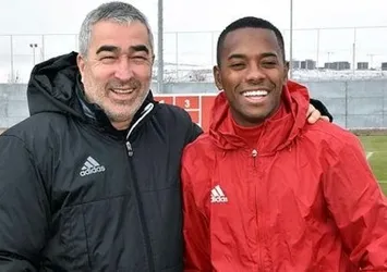 Robinho'dan "hazırım" mesajı