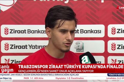 Samet Onur: Hedefimiz kupayı kazanmaktı…