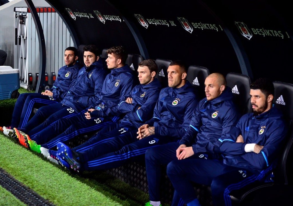 Beşiktaş-Fenerbahçe karşılaşmasından kareler