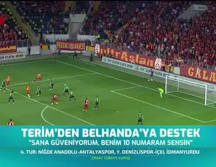 Terim'den Belhanda'ya destek