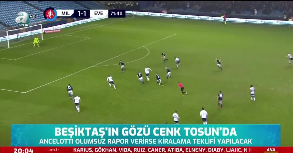 Beşiktaş'ın gözü Cenk Tosun'da