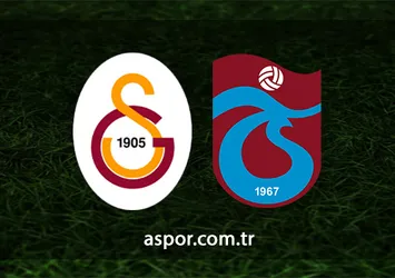 Galatasaray Trabzonspor maçı CANLI