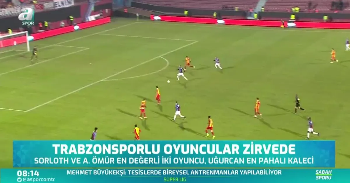 Trabzonsporlu oyuncular zirvede