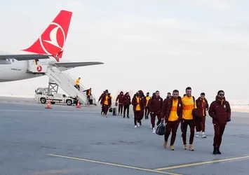 Galatasaray kafilesi Sivas'ta
