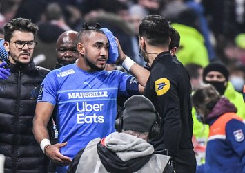 Lyon-Marsilya maçı Payet'e atılan şişe nedeniyle durduruldu!