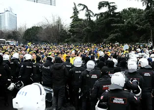 Fenerbahçe taraftarı Vodafone Park'ta