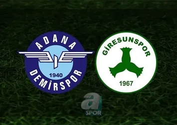 Adana Demirspor - Giresunspor | CANLI