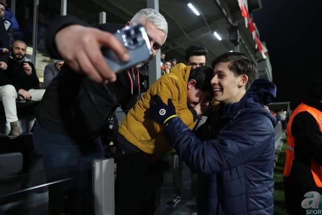 Arda Güler’i gördü gözyaşlarını tutamadı! İşte Ümraniyespor - Fenerbahçe maçından kareler