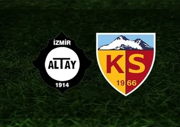 Altay-Kayserispor | İlk 11'ler belli oldu