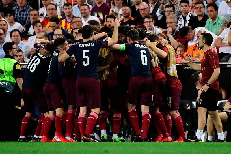 Valencia - Arsenal maçında şok kavga! İşte o anlar...