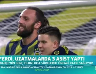Ferdi uzatmalarda 3 asist yaptı