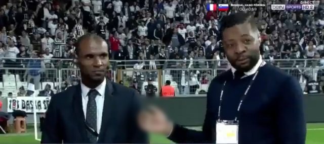 Pascal Nouma’dan canlı yayında çirkin hareket