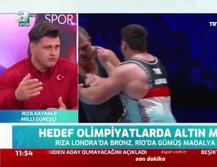 Milli güreşçi Rıza Kayaalp A Spor'a konuk oldu