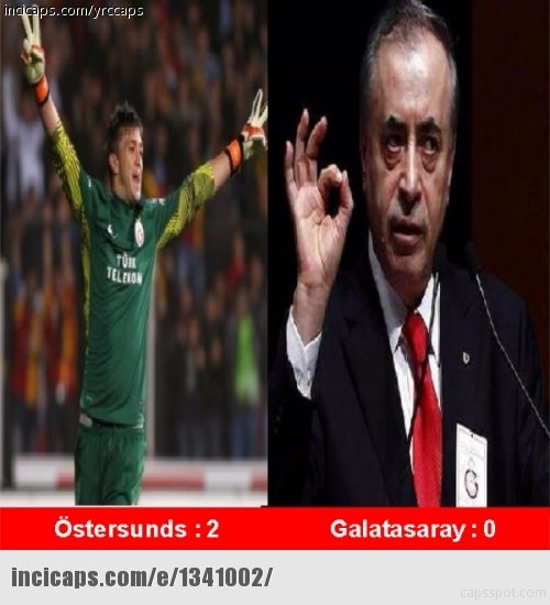 Östersunds - Galatasaray capsleri güldürdü