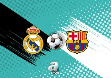 Real Madrid - Barcelona ilk 11'leri! Arda Güler...