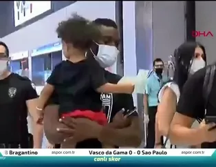 Mensah İstanbul'a geldi! İşte o görüntüler