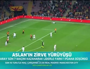 Galatasaray'ın zirve yürüyüşü