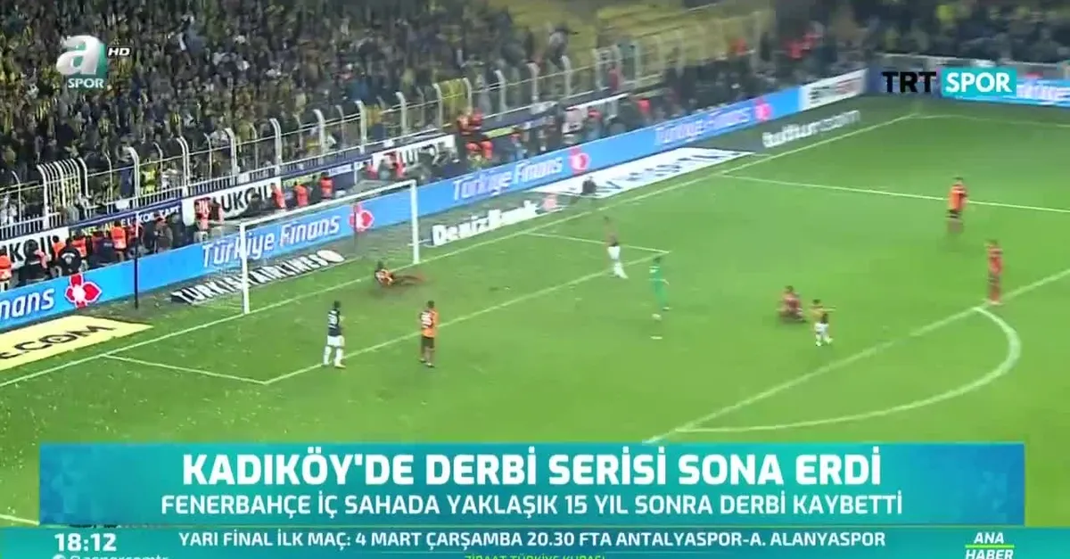 Kadıköy'de derbi serisi sona erdi