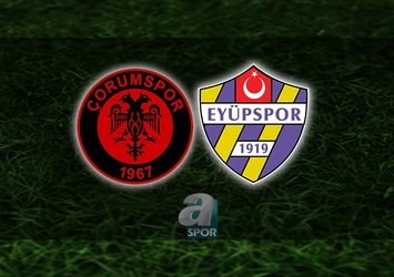 Çorum FK - Eyüpspor maçı ne zaman?