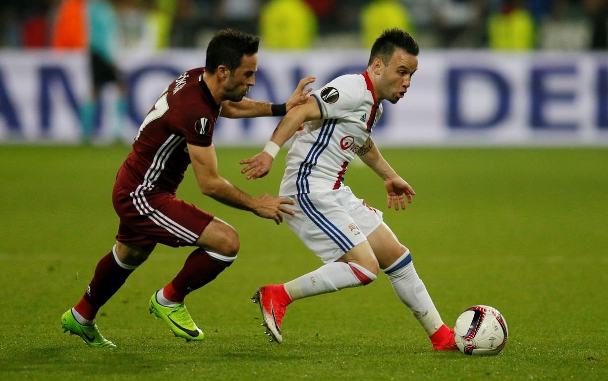 Olympique Lyon - Beşiktaş maçından kareler