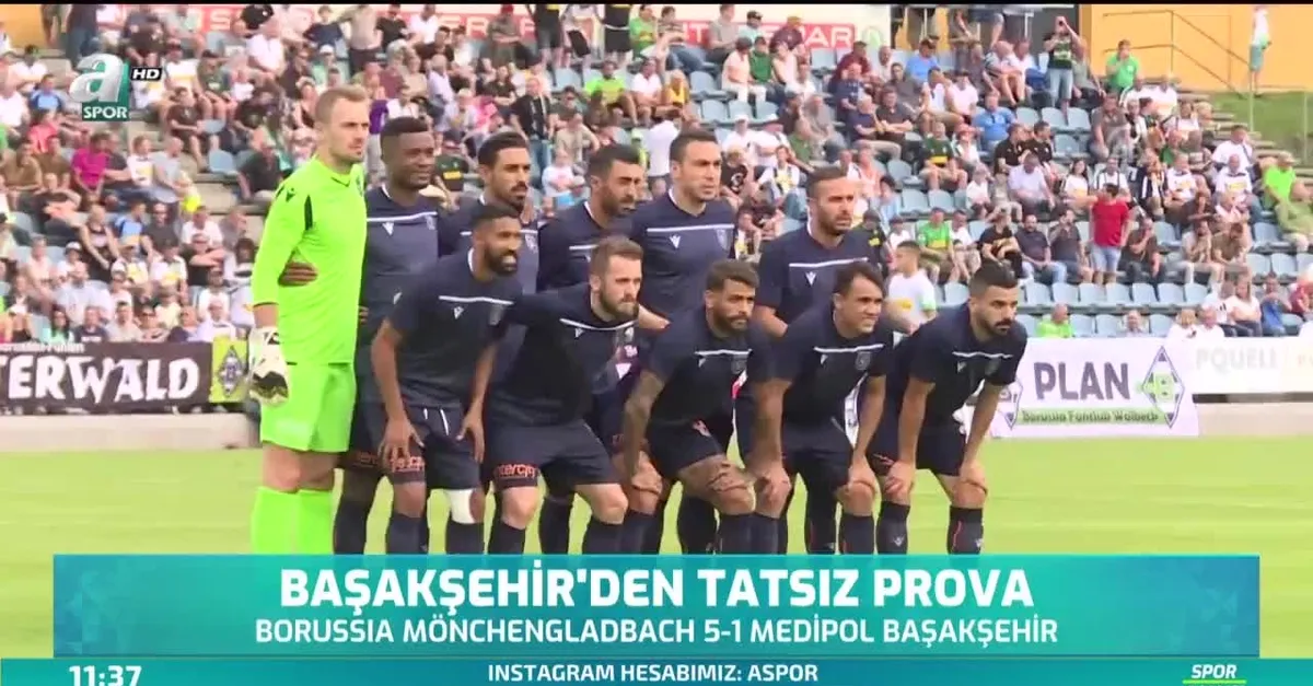 Başakşehir'den tatsız prova