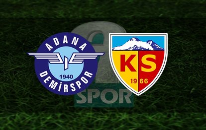 Adana Demirspor Kayserispor maçı CANLI İZLE A. Demirspor-Kayserispor canlı anlatım