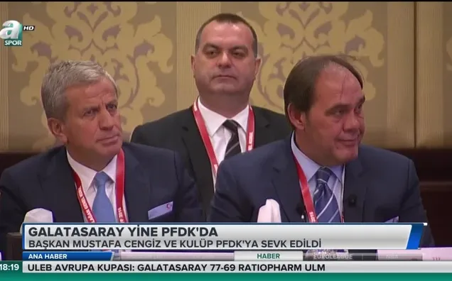 Galatasaray yine PFDK'da