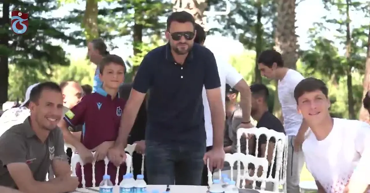 Trabzonspor yemekte bir araya geldi