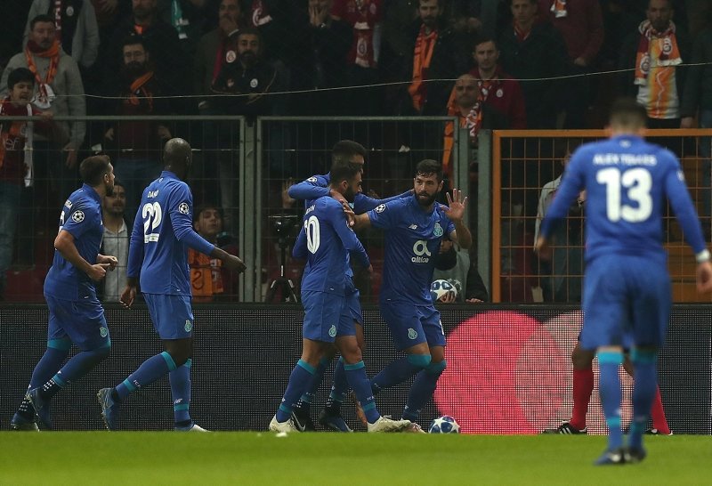 Galatasaray - Porto maçından kareler